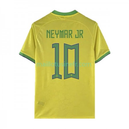Maillot de Foot Brésil Neymar JR 10 Domicile Coupe du monde 2022 Maillot de Foot Brésil Neymar JR 10 Domicile Coupe du monde 2022